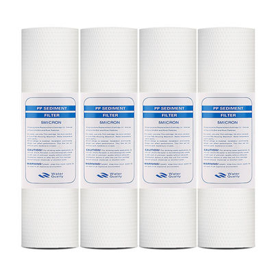 Ionisateur blanc ménager 1 micron 5 microns 20 pouces fondue soufflée PP élément de filtre de sédiments