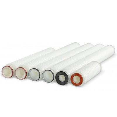 Cartouche de filtre à plis asymétrique hydrophile de 30 pouces pour la filtration finale personnalisée