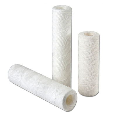 Components de base en PE 10 pouces 1 micron Filtre à fil de fil de filtrage d'eau pour le remplacement