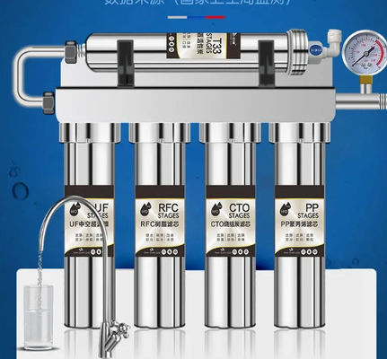Optimisez votre eau avec un purificateur d'eau en acier inoxydable à 5 étages et un filtre à résine RFC