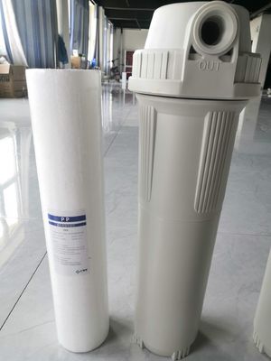 20 pouces * 4,5 pouces de boîtier de filtre avec capacité anti-explosion et 5 étapes de filtration