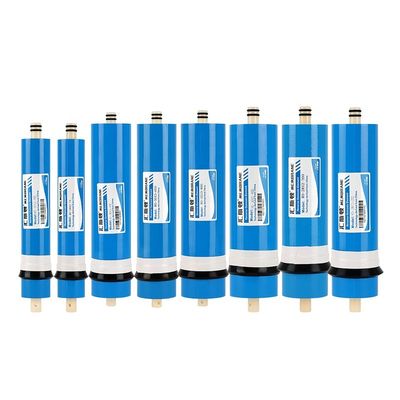 Filtre à membrane d'osmose inverse à 5 étapes pour l'eau potable en bleu contrôlé par application