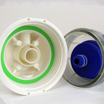 Connexion de Qiuck 10 pouces boîtier de filtre transparent pour la filtration de l' eau commerciale