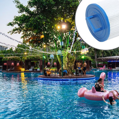 PP bleu blanc 10*4,5 pouces système de filtre à cartouche de piscine à débit élevé au-dessus du sol