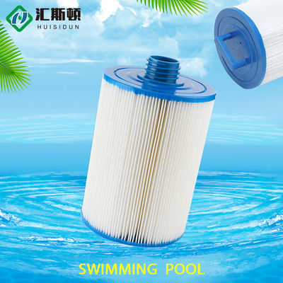 PP bleu blanc 10*4,5 pouces système de filtre à cartouche de piscine à débit élevé au-dessus du sol