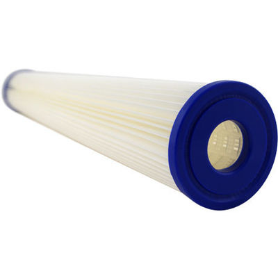 Cartouche de filtre de piscine de 20 pouces * 2,5 pouces avec membrane PES et tissu polyester