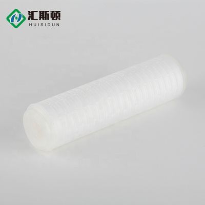 Cartouche de filtre plissée stérilisée à membrane absolue de 0,22 micron remplaçable