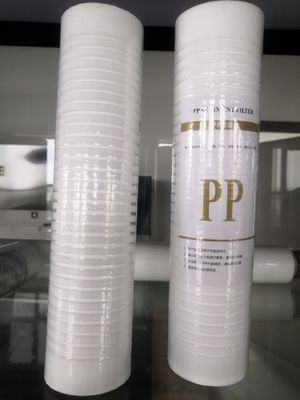 Élément filtrant de sédiments en PP de 10 pouces * 2,5 pouces pour équipement de purification d'eau domestique