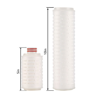 Cartouche plissée de 5 pouces pour la filtration et la purification de l'eau potable
