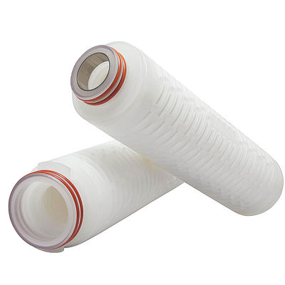 Cartouche de filtre plissé en PP de 10 pouces pour la filtration stérile