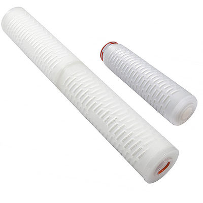 Polypropylène PES 0,5 micron Stérilisation cartouche de filtre plissé 10 pouces pour l' industrie