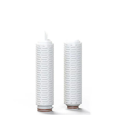 Polypropylène PES 0,5 micron Stérilisation cartouche de filtre plissé 10 pouces pour l' industrie