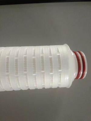 Cartouche de filtre plissé de 20 pouces PES pour le système de purification de l'eau de toute la maison 1um 5um