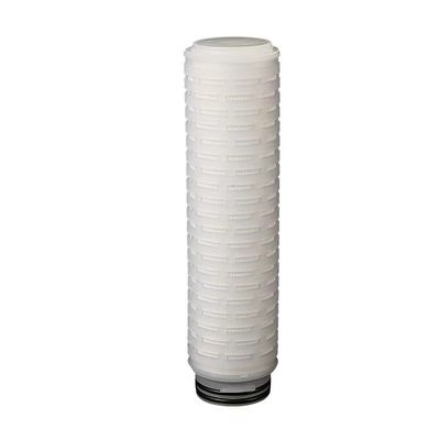 Cartouche de filtre plissé de 20 pouces PES pour le système de purification de l'eau de toute la maison 1um 5um