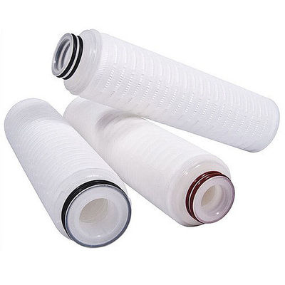Cartouches de filtre pliantes en PP de 10 pouces pour filtration de liquide