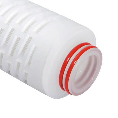 Cartouches de filtre pliantes en PP de 10 pouces pour filtration de liquide