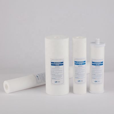 10 pouces filtre primaire traitement de l' eau Cartouche soufflée fondue en coton PP pour l' osmose inverse