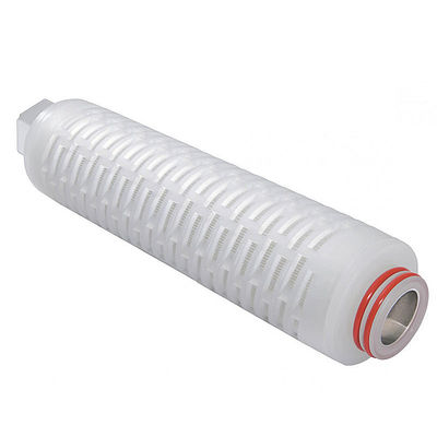 10 pouces 0,22 micron PP PTFE Pes Nylon Plissé Cartouche de filtre à membrane à microns pour le système RO