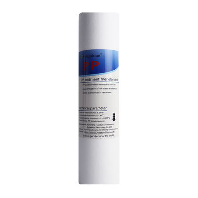 Cartouche de filtre en polypropylène de 10 pouces pour solution de purification de l' eau domestique