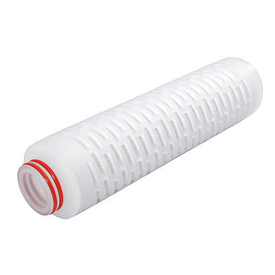 Accessoires de cartouche de filtre plissé à membrane en fibres de PP de 10 pouces pour distributeur d'eau