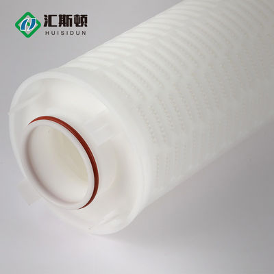 Filtre pliable microporeux en PTFE industriel PES de 40 pouces pour la filtration de l'eau à débit élevé
