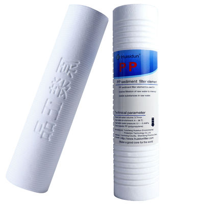 OD 63 MM 1 micron Filtre PP soufflé à fond, cartouche de filtre coulée pour le traitement de l'eau