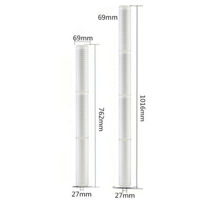 Filtre de purification de l' eau de nourriture et de boissons en polypropylène plissé de 40 pouces et 5 microns