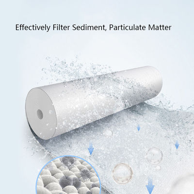 Filtrage de l' eau ménagère 1 micron cartouche de filtre PP de 10 pouces avec osmose inverse