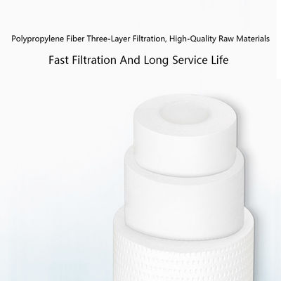 Cartouche de filtre soufflé par fusion de 40 pouces et 5 microns PP pour le système de purification d'eau dure