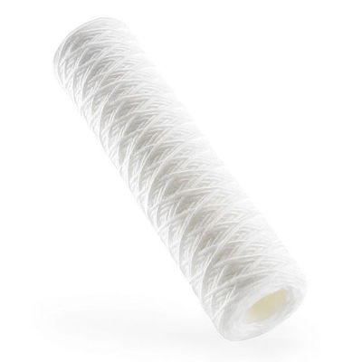 Huiston 20 pouces 5 microns enroulement cartouche de filtre industriel blanc pour le traitement de l' eau