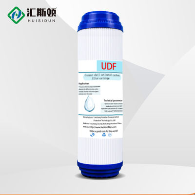 Cartouche de filtre à charbon actif UDF de 10 pouces Remplacement de filtre à eau ménager