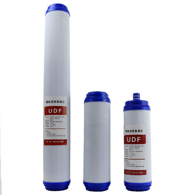 Système de purification de l' eau ménagère de 10 pouces avec cartouche de filtre au charbon actif