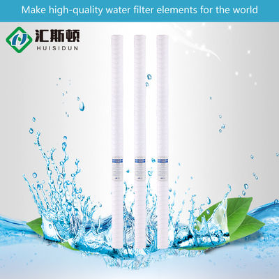 220V traitement de l'eau 20/40 pouces 1-100um revêtement sédiments de rouille de l'industrie filtrage de la chaîne / plaie spirale