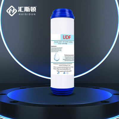 0V 10 pouces Udf Filtre au charbon actif granulaire pour purificateur d'eau de cuisine domestique