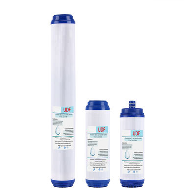 Cartouche de filtre activée granulaire de 20 pouces UDF pour la production d'eau douce