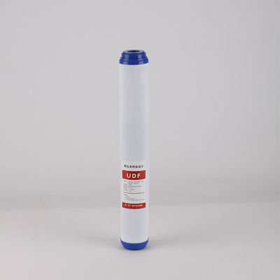 10 pouces 20 pouces 3 étapes UDF granule élément de filtre au carbone actif pour le système d'osmose inverse