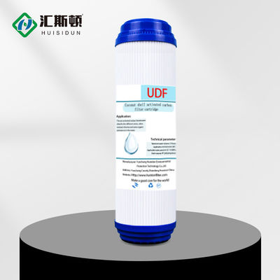 Filtre à charbon actif granulaire UDF de 10 pouces pour système de purification d'eau domestique