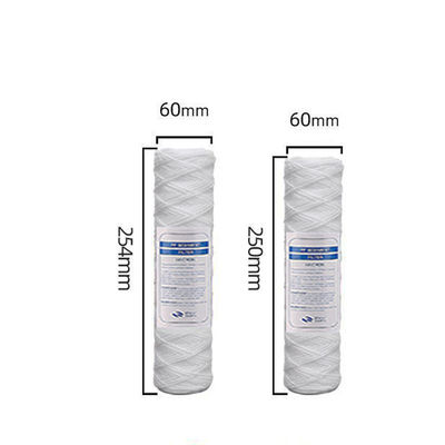 Cartouche de filtre à eau pour filtrage de profondeur de fil en PP dans le système de 10 à 20 pouces