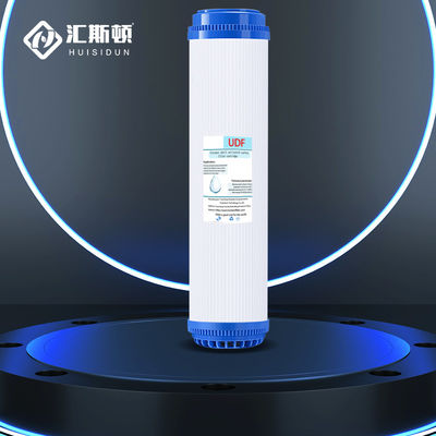 Cartouche de filtrage en ligne au charbon actif granulaire de 10 pouces pour éliminer l' odeur de chlore