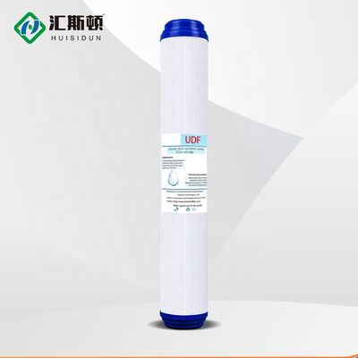 Cartouche de filtre à eau au charbon actif granulaire UDF de 20 pouces pour le ménage/commercial