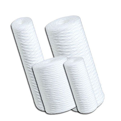 Cartouche de filtrage de sédiments de plaie en fibres de verre pour filtration microélectronique 20 pouces