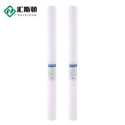 Cartouche de filtrage de sédiments de plaie en fibres de verre pour filtration microélectronique 20 pouces