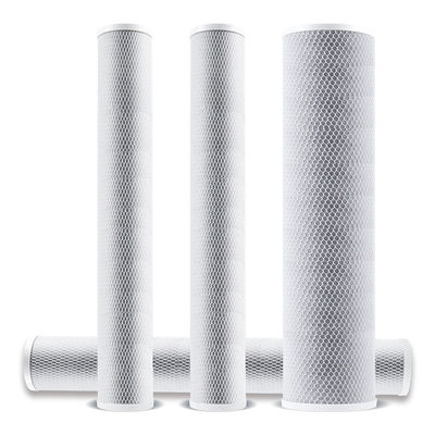 10 20 pouces 5 microns CTO Coco activé Charbon de bois de compression Filtre à eau à bloc de carbone