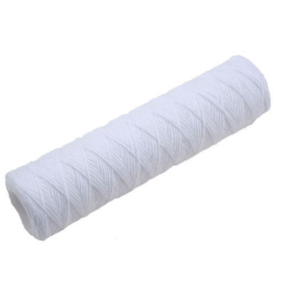 10 20 pouces 1 3 5 10 élément filtrant de plaie à cordes de microns pour purificateur d'eau souterrain