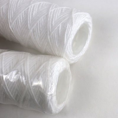 10 20 pouces 1 3 5 10 élément filtrant de plaie à cordes de microns pour purificateur d'eau souterrain