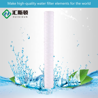 Cartouche de filtrage de plaie en PP de 20 pouces pour la filtration de liquide visqueux de sirop industriel