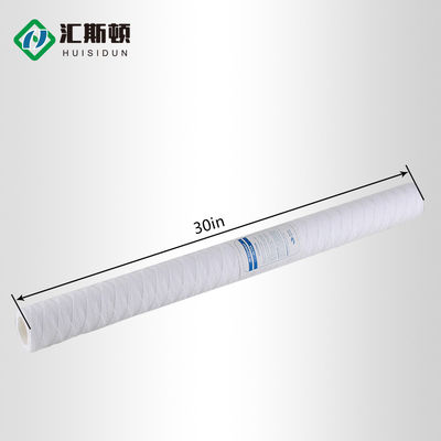 Cartouche de filtrage de plaie de fil pour le traitement chimique de l'eau Filtrage de la rouille Longueur 30 pouces