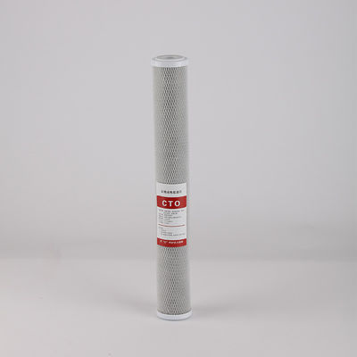 10 pouces 20 pouces 1 micron Cartouche de filtre à eau au carbone activé pour la préfiltration de l' eau