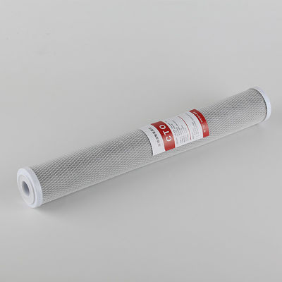 10 pouces 20 pouces 1 micron Cartouche de filtre à eau au carbone activé pour la préfiltration de l' eau