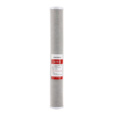 Élément de filtre au charbon actif granulaire UDF de 50 W pour purificateur d'eau de réfrigérateur 10/20 pouces